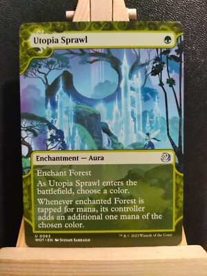 Utopia Sprawl - Wilds of Eldraine Enchanting Tales - NM (siehe Bilder) MTG