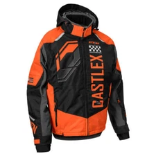 Castle X Strike G5 Snowmobile Jacket - Orange/Black