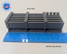 HO Scale Brick Wall Fence