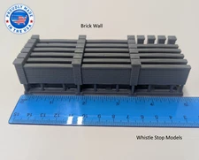 HO Scale Brick Wall Fence