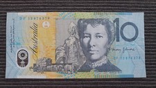 AUSTRALIA $10 2013 LAST PREFIX Polymer Banknote DF13 874378