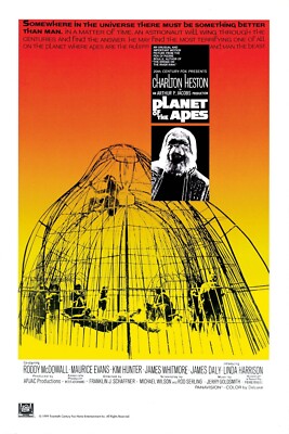 1968 Planet Of The Apes Movie Poster 11X17 Charlton Heston