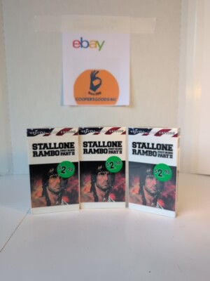 Rambo - First Blood Part 2 - VHS - Sealed New - Special Edition - V1 Lot Of 3