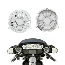 Copertura griglia altoparlante anteriore cromata CNC per Harley Street Glide 2014-2021