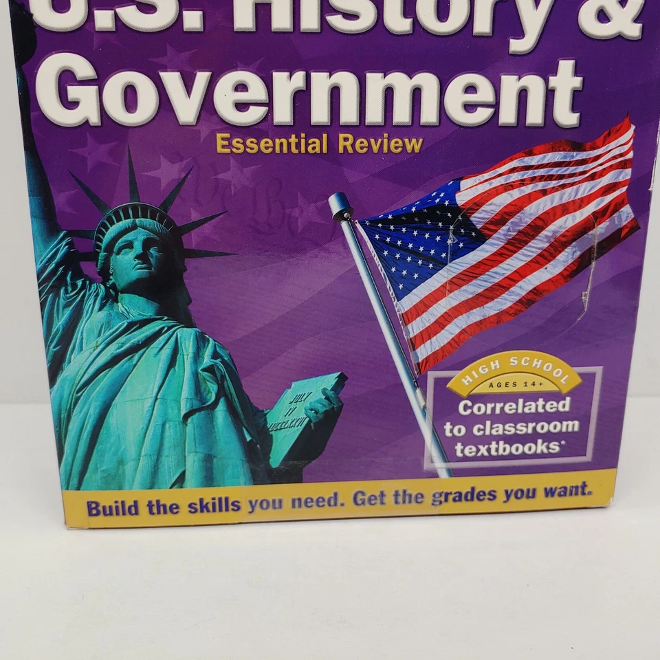 Vintage Kaplan US History & Government Essential Review PC Software Program 2001 - Image 2 of 4