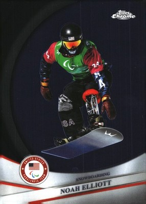 2026 Topps Chrome U.S. Winter Olympic & Paralympic Team Hopefuls Noah Elliott #2