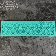 Sugarcraft Cake Border Silicone Mold – Fondant Chocolate & Gumpaste Decorating