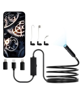 Endoscope Camera 1920P HD Borescope for Android & IOS with 10FT Cable