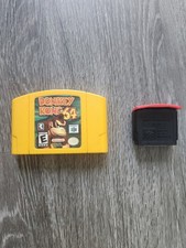 Donkey Kong 64 + OEM Expansion Pack Pak Nintendo 64 N64 Authentic Cleaned Pins