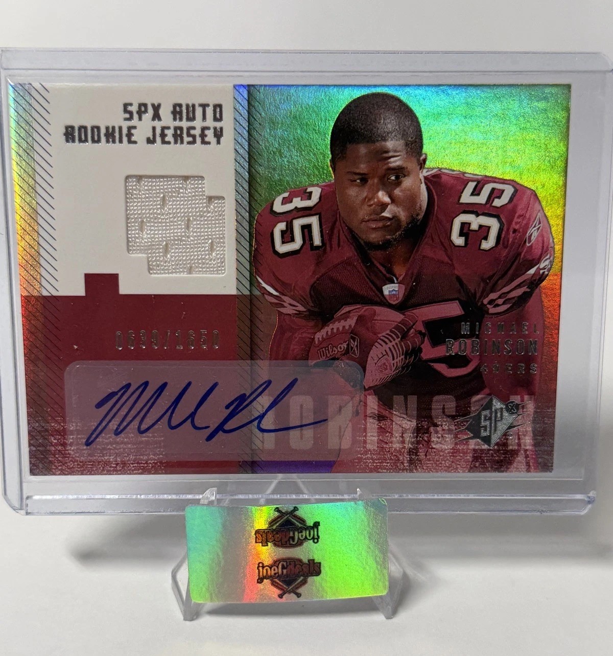 Michael Robinson Spx #211 Autograph