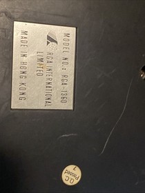 Vintage Game Brain Six Pack Select-A-Game RGA-1360 Atari 2600 - UNTESTED Manual