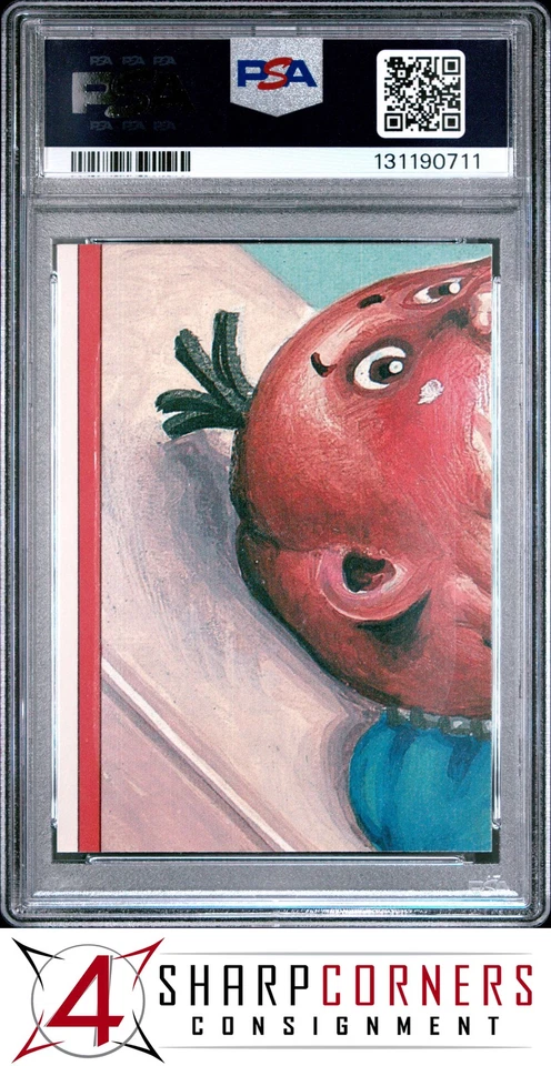 1987 GARBAGE PAIL KIDS STICKERS #428a LOTTA LITTER SERIES 11 PSA 10 - Image 2 of 3