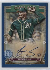 2020 Topps Gypsy Queen Indigo 68/150 Jesus Luzardo #GQA-JL Auto 4z8