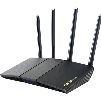 RT-AX1800S Dual Band WiFi 6 Extendable Router, Subscription-Free Network Secu...