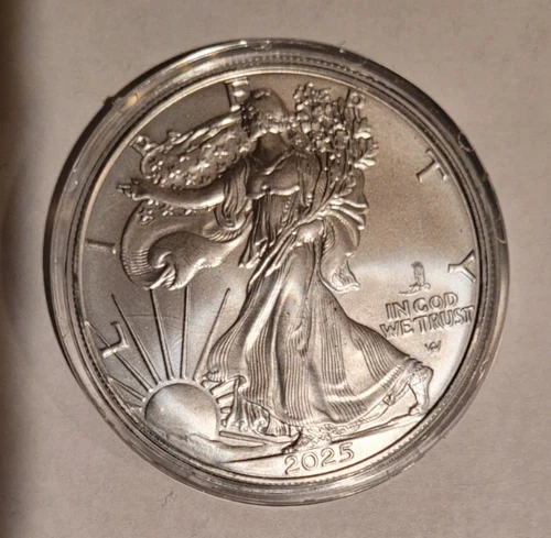 2025 American Silver Eagle - "Eagle Privy" 1 oz Gem Brilliant Uncirculated