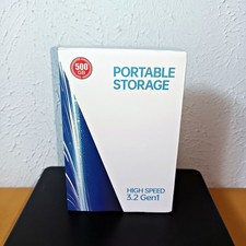 【NEW】500GB PORTABLE EXTERNAL HARD DRIVE,ULTRA SLIM 2.5 USB 3.0 HDD (BLACK) -NTFS