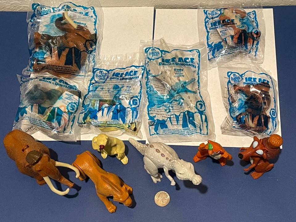 Ice Age Dawn of the Dinosaurs 2009 McDonald's Happy Meal Toys NEW or USED - Image 2 of 4
