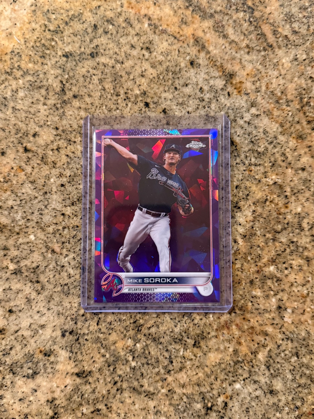 2022 Topps Chrome Sapphire Edition - Mike Soroka #527 Purple /10