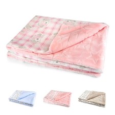Baby Newborn Cute Soft Fleece Blanket Crib Basket Girls Boys Unisex Microfiber