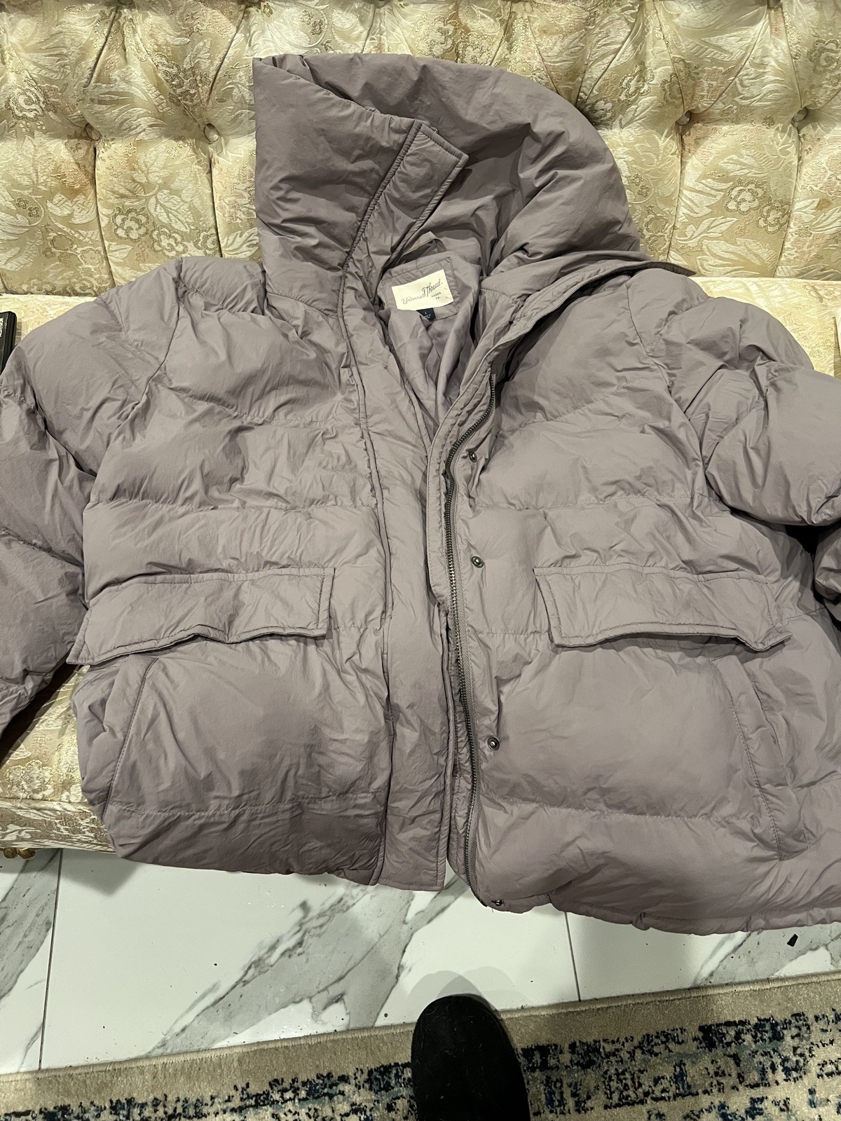 NWT Universal Thread Purple Mid Length Puffer Siz… - image 3