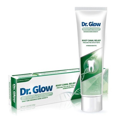 Dr. Glow Post Root Canal Toothpaste - Hydroxyapatite Enamel Repair & Pain Relief