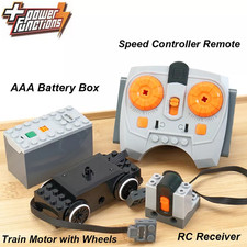 Power Functions 4PCS Battery Box Train Motor IR Receiver Controlled For Lego Set