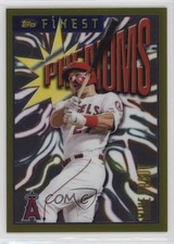 2023 Topps Finest Flashbacks Phenoms Rare Gold Mike Trout #173 7m3