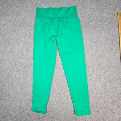 ECHT Leggings Womens 2XLARGE Green Activewear Lightweight ARISE Gym Size 2XL