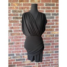 IRO Paris Zera Asymmetrical side cutout dress - little black dress -LBD - size S