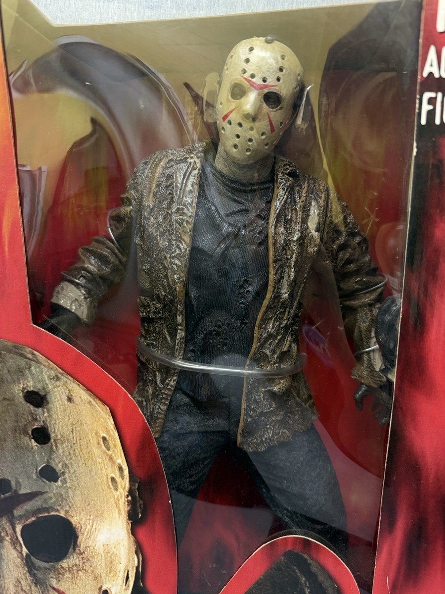 Freddy Vs. Jason 19” Jason Voorhees Figure NECA Reel Toys 2005 New