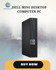 DELL Mini Desktop Computer PC i5, Up to 32GB RAM, M.2 SSD, Windows 10/11, WiFi