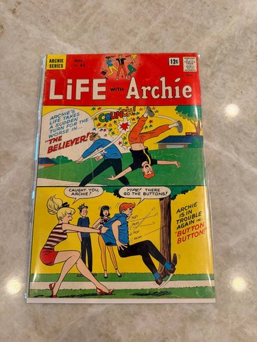 Life with Archie #43 1965 Archie Comic Silver Age F-VG Monster Poster Ad