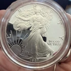 1987 S Proof American Silver Eagle Dollar With OGP & COA