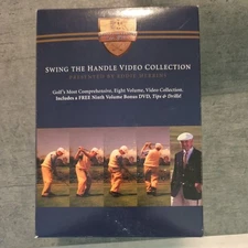Swing the Handle Video Collection 8-Vol plus Bonus VHS Golf Swing Instruction