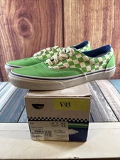 Vans Era x Haro BMX Freestyler Green Checkerboard Shoes Mens US Size 8 Rare