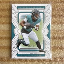 2024 Panini National Treasures Football Travis Etienne Jr. Jaguars #46 06/99