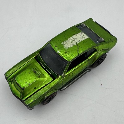 Vintage 1969 HOT WHEELS Redline USA Mighty Maverick Green Missing Wing