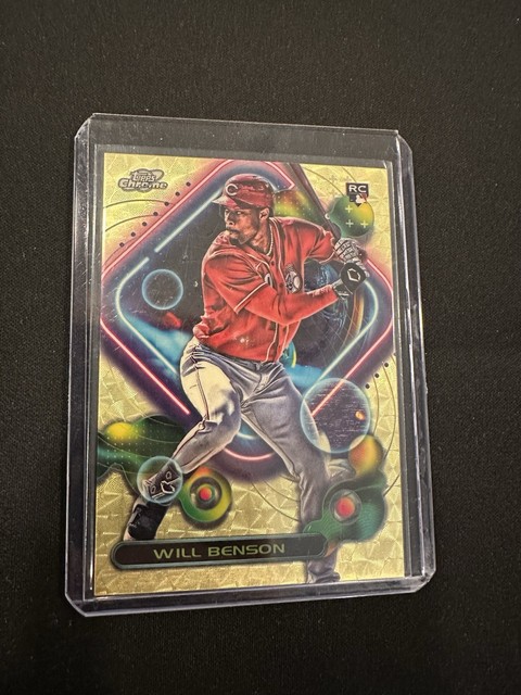 2023 Topps Chrome Cosmic Will Benson Superfractor 1/1