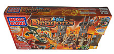 Mega Bloks 9889 Fire Ice Dragons Portal OfFire Light Up Dragon Sealed NIB Art