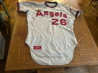 original circa 1982 GENE AUTRY CALIFORNIA ANGELS game worn BASEBALL JERSEY