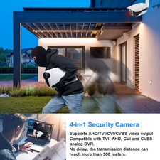 Indoor Outdoor Security Camera HD 1080P 2MP IP66 Waterproof Infrared Night BL