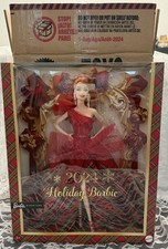 Barbie Signature 2024 Holiday Doll Red Hair - JBF67 with  shipping carton