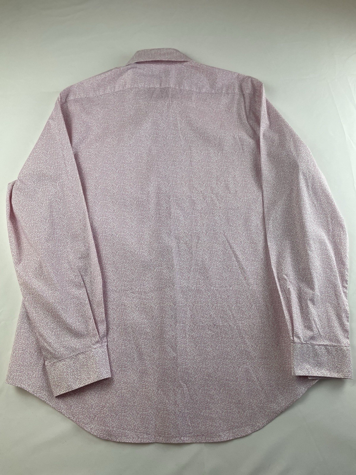 Van Heusen Flex Men's Button-Up Long Sleeve Dress Shirt Pink Size 17.5-34/35 thumbnail 7