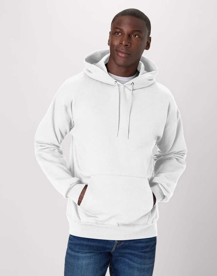 Hanes Hoodie Men's Sweatshirt Ultimate Heavyweight Cotton Tagless Pockets S-3XL