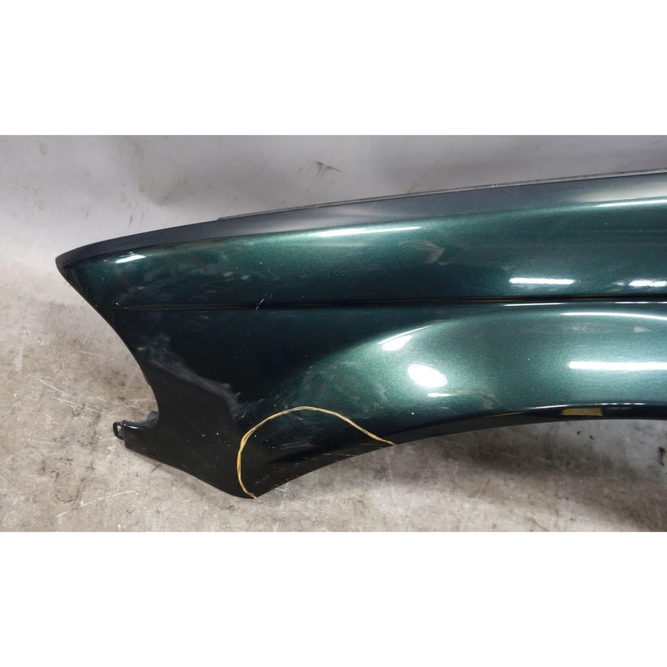 Panel guardabarros delantero izquierdo BMW E46 99-01 serie 3 4 puertas verde Oxford OEM dañado Foto 3 de 4
