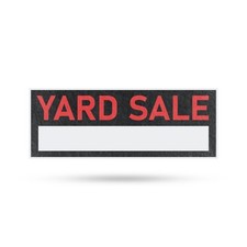 Yard Sale Vinyl Decal Community Events Local Bargains Professional Display