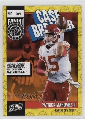 2021 Panini National Convention Case Breaker /199 Patrick Mahomes II #CB2 0i8b