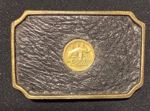 Vintage Bear Archery Belt Buckle