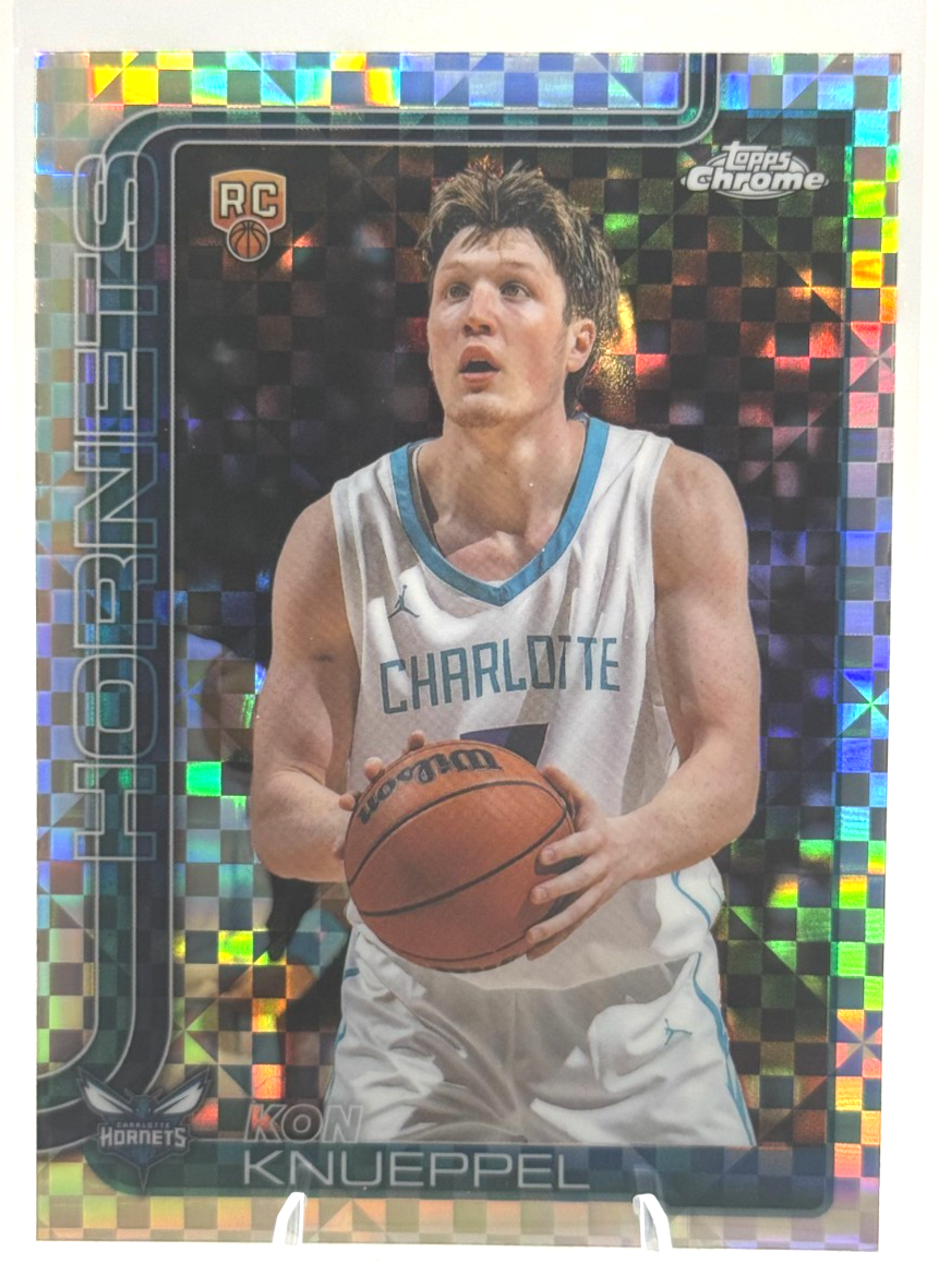 KON KNUEPPEL Rookie X-Fractor #254 HORNETS 2025-26 Topps Chrome