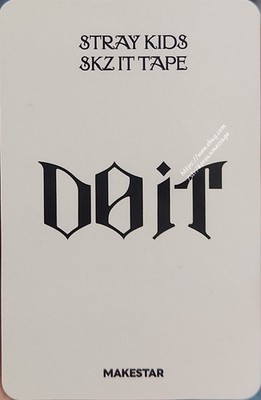 Stray Kids LUCKYDRAW PHOTOCARD IT TAPE 'DO IT' [It VER.] MAKESTAR